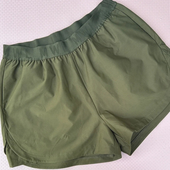 Madewell MWL Allways Pull-On Olive Kale Green Shorts NWT Medium - Picture 4 of 8